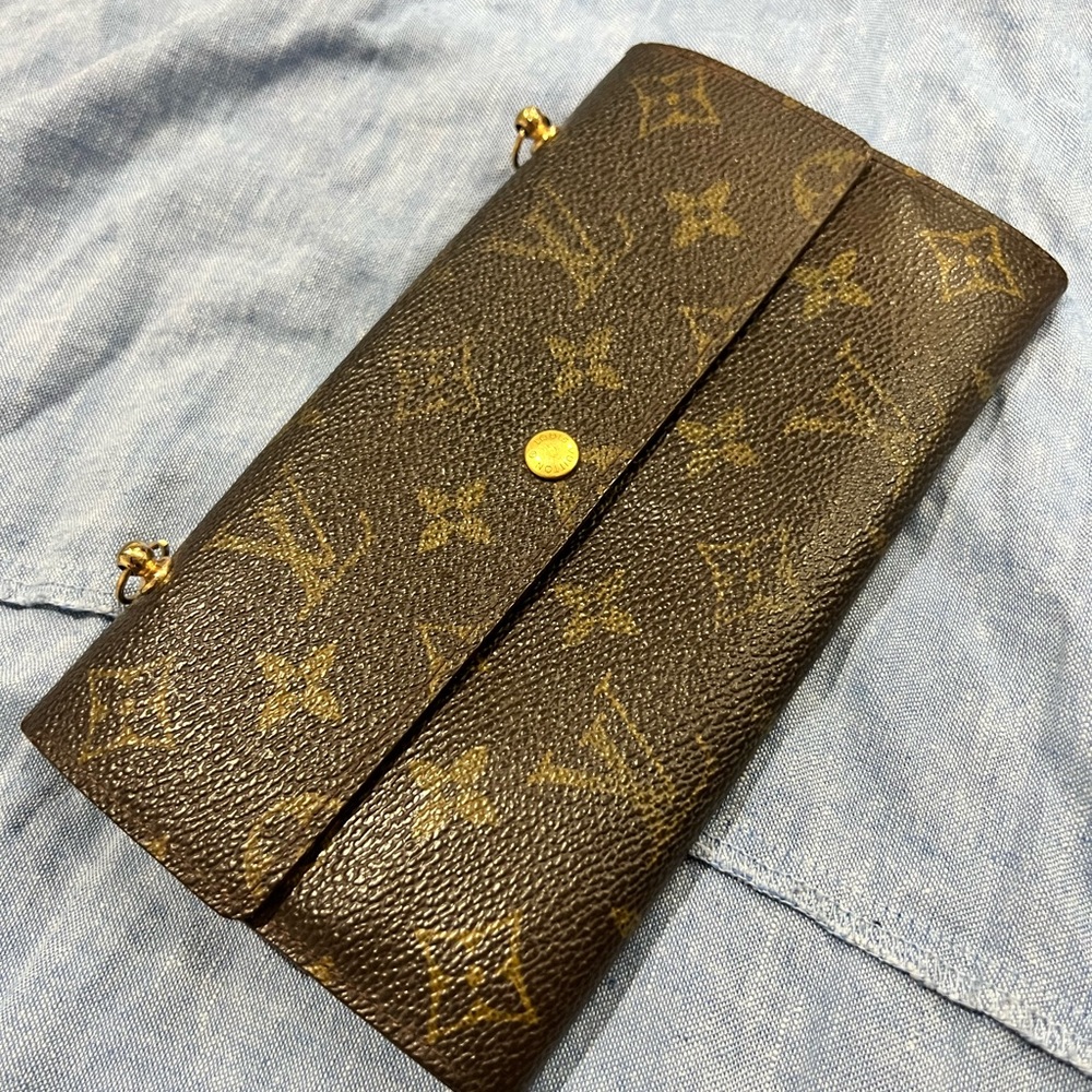 AUTH LOUIS VUITTON SARAH WALLET WOC
